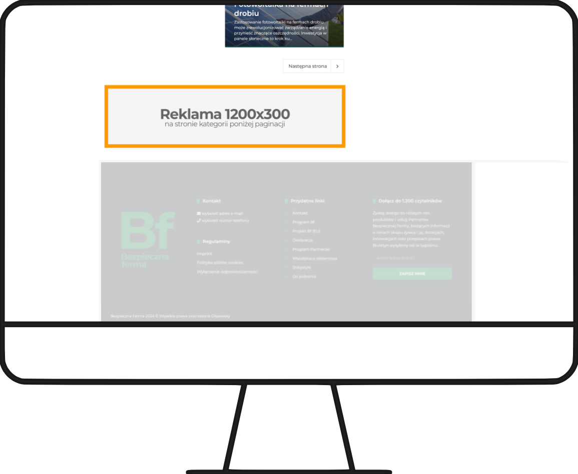 strona kategorii: baner nad stopką